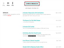 Tablet Screenshot of chrisbracco.com